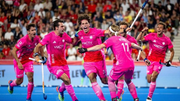 Knapper Sieg gegen Belgien: Deutsche Hockey-Männer begeistern Bundestrainer