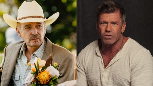 Taylor Sheridan directing on the 6666 Ranch in Texas