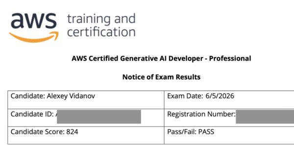 AWS Certified Generative AI Developer Professional AIP-C01: Study Reference