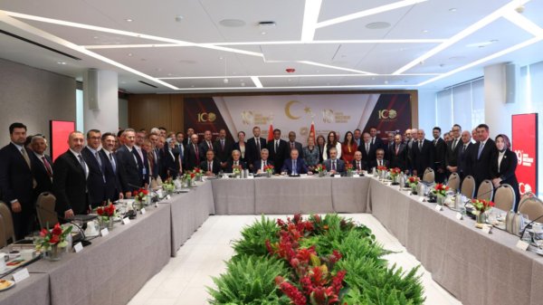 Cumhurbaşkanı Erdoğan New York'ta iş insanlarıyla buluştu