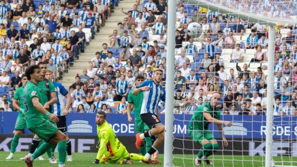 Espanyol Spy Roberto analysis during La Liga match at RCDE Stadium
