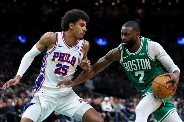 Sixers' Dominick Barlow gives thoughts on the addition of Jaylen Brown