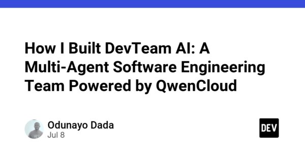 How I Built DevTeam AI: A Multi-Agent Software Engineering Team Powered by QwenCloud